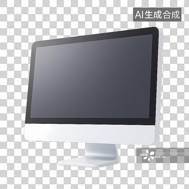 【AI数字艺术】一台计算机显示器图片素材