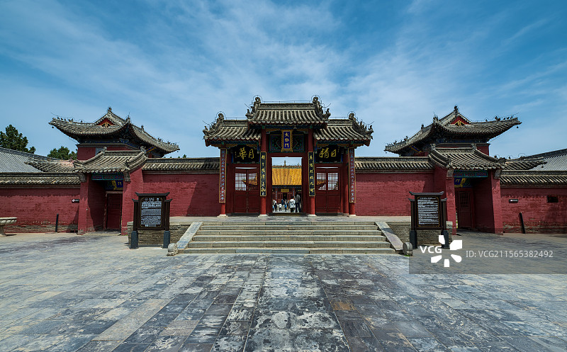 河南周口太昊陵庙图片素材