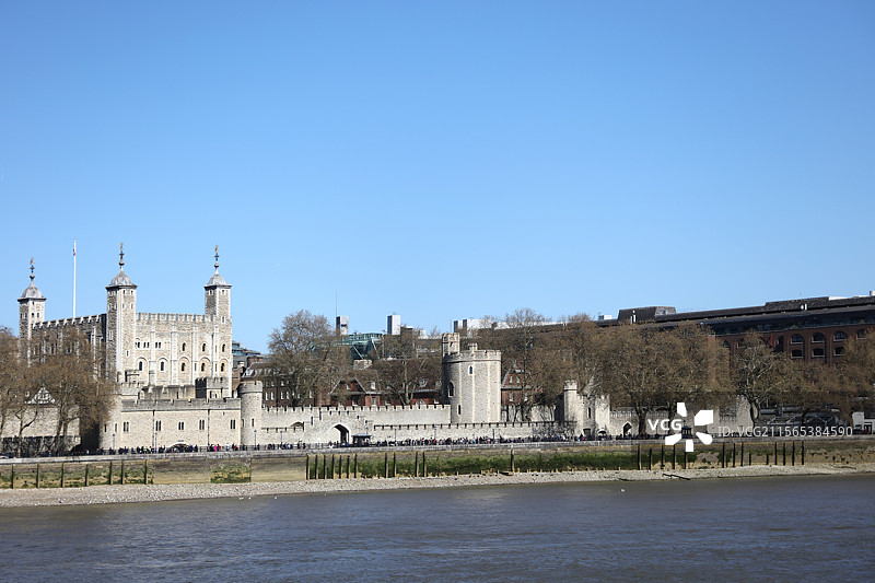 伦敦标志性建筑伦敦塔桥图片素材