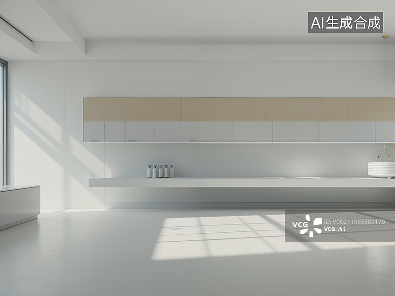 【AI数字艺术】现代简约厨房图片素材
