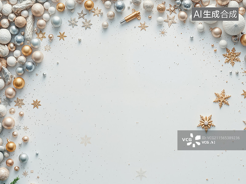 【AI数字艺术】冬季梦幻装饰图片素材