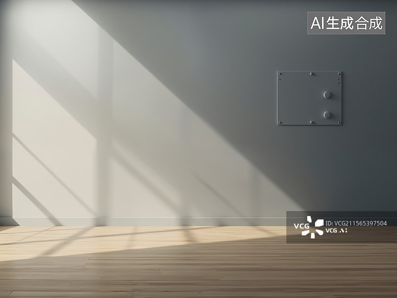 【AI数字艺术】阳光洒落的房间图片素材