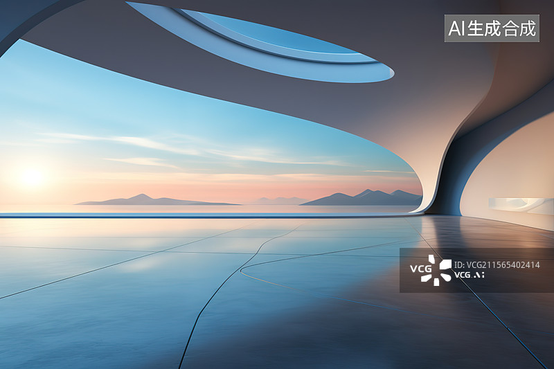 【AI数字艺术】空间背景图片素材