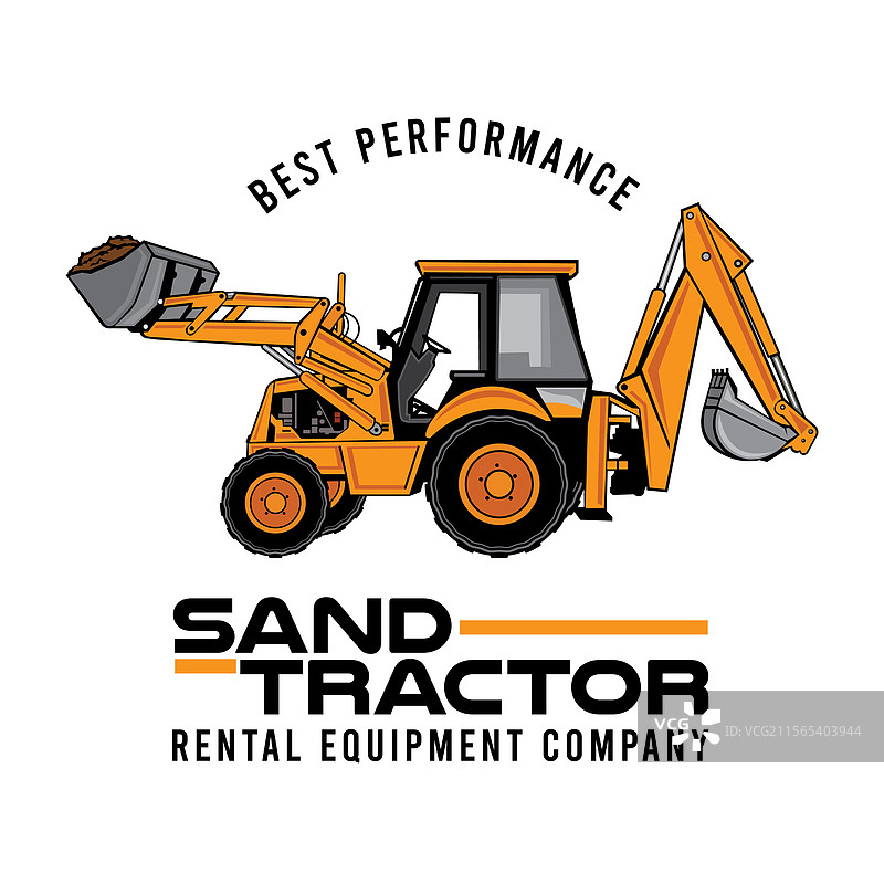 沙地拖拉机标志图片素材