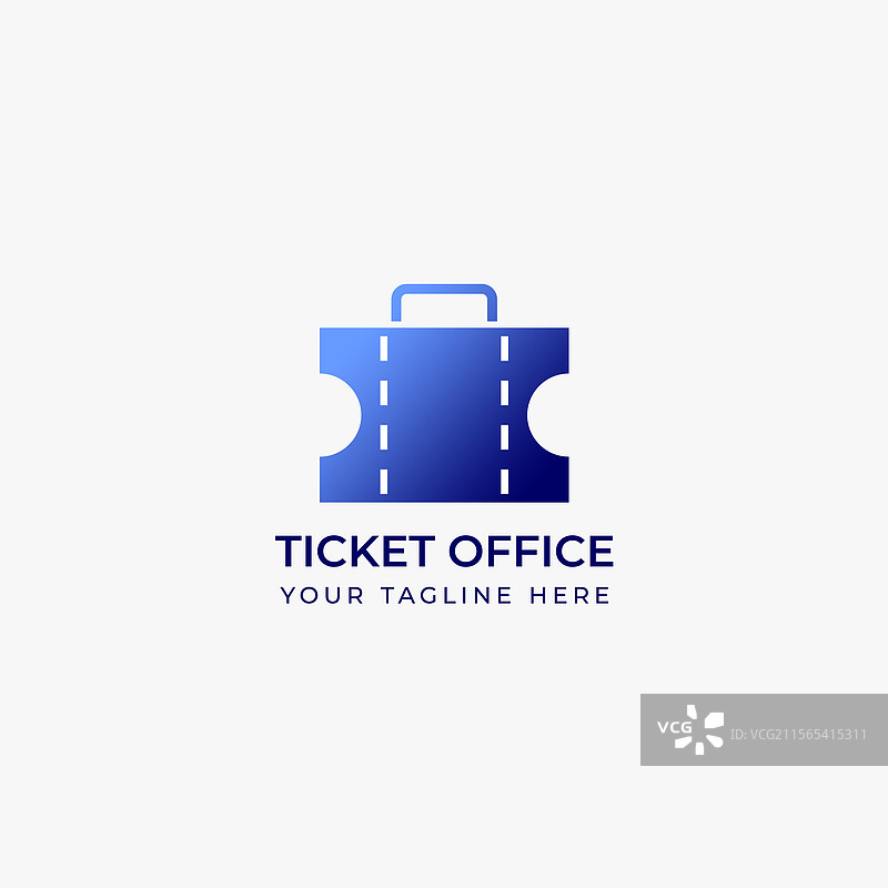 票务办公室标志组合票符号与图片素材