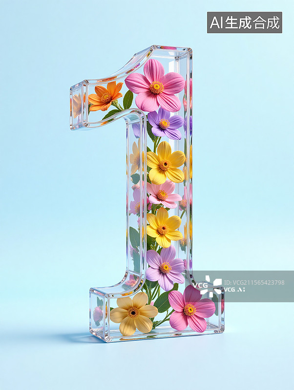 【AI数字艺术】花卉数字创意艺术设计图片素材