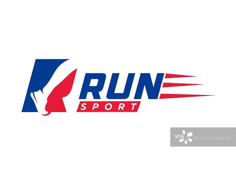 初始R运行标志设计图片素材