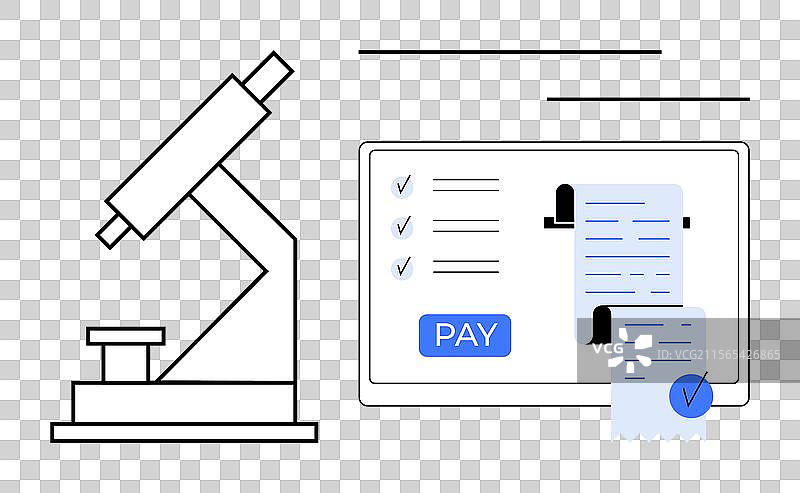 科技与科学互动显微镜图片素材