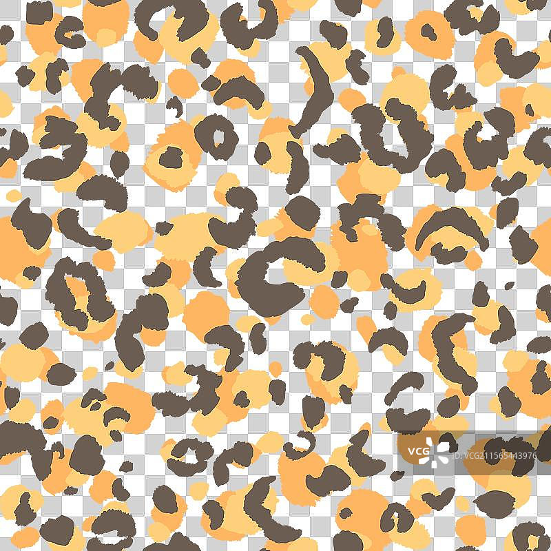 抽象现代豹纹无缝动物图案图片素材