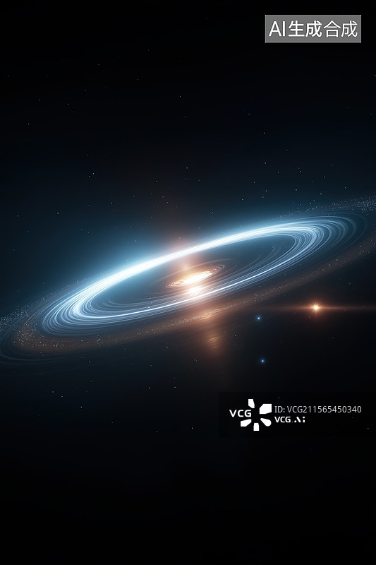 【AI数字艺术】黑洞与星系图片素材