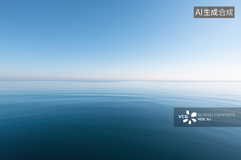 【AI数字艺术】海洋天空图片素材