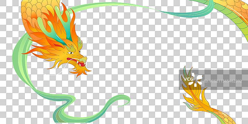 中式国风龙元素图片素材