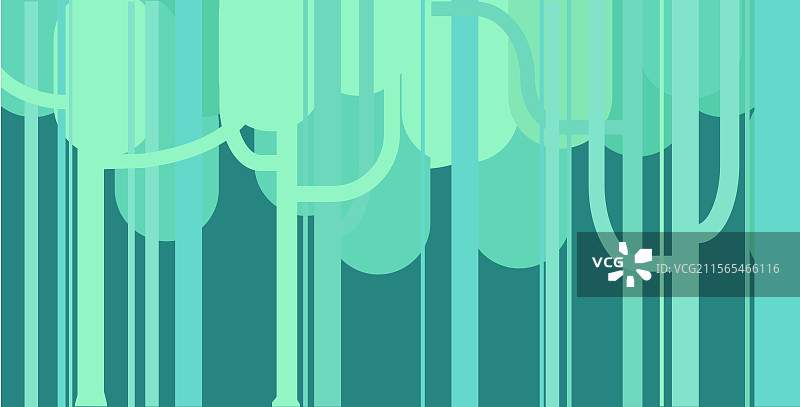 蓝绿色背景墙图片素材