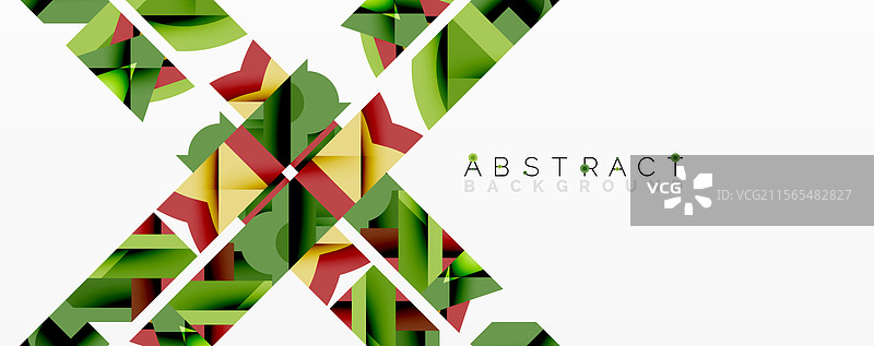 交织的抽象几何艺术作品图片素材