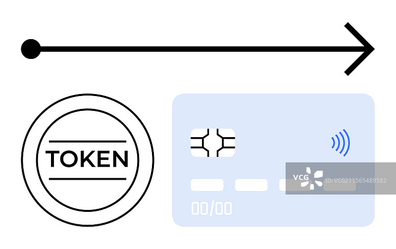 安全数字支付令牌化与图片素材