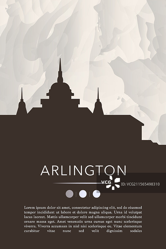 阿灵顿市网站展示模板图片素材