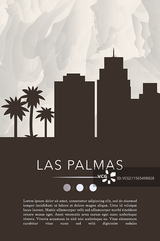 拉斯帕尔马斯城市网站展示模板图片素材