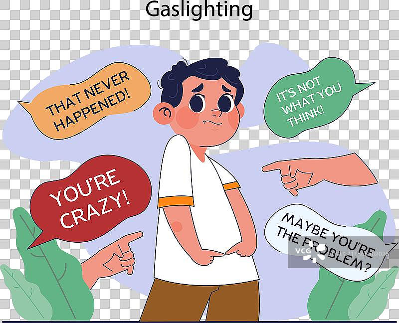 煤气灯效应概念心理操控图片素材