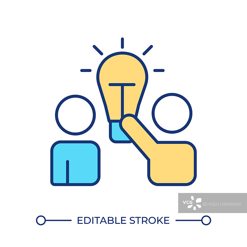 教练会议 RGB 颜色图标图片素材