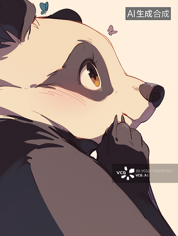 【AI数字艺术】动物臭鼬图片素材