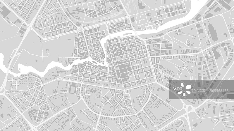 瑞典诺尔雪平的白色和浅色背景地图图片素材