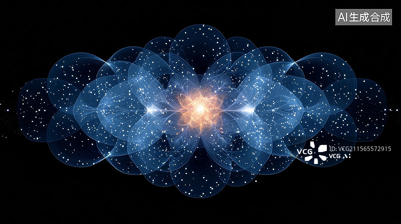 【AI数字艺术】科技电子抽象背景图片素材