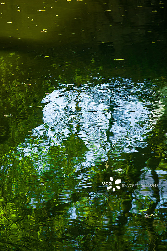 河流湖水安静宁静倒影波纹反光意境图片素材