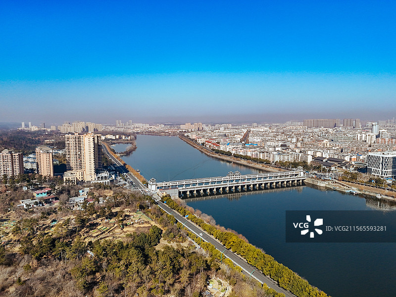随州市 曾都区 迎宾大道 城市   涢水图片素材