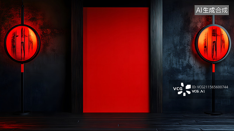 【AI数字艺术】建筑外部正门的门头图片素材