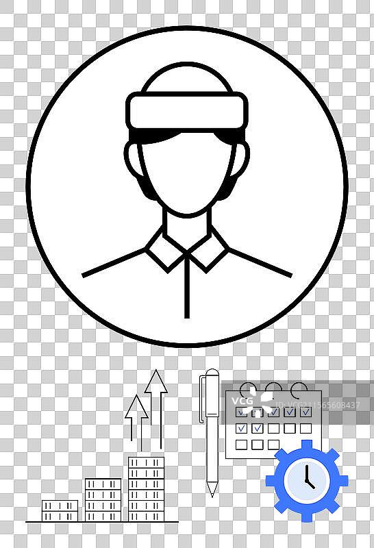 虚拟现实与生产力工具图片素材