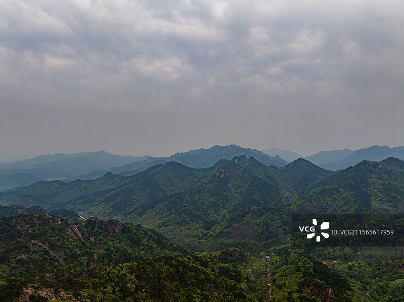 鞍山千山风景旅游区航拍图片素材