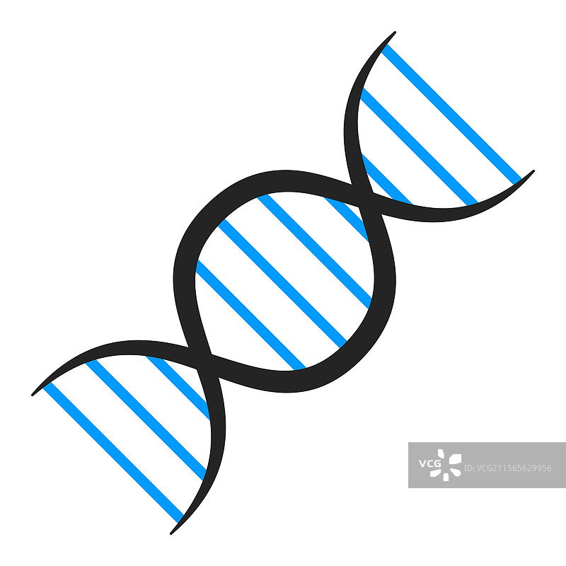 DNA 线条图标孤立设计图片素材