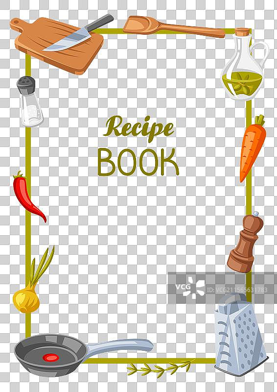 厨房用具和烹饪工具的背景图片素材