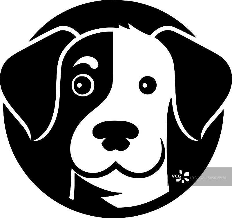 狗 - 极简和简单的轮廓图片素材