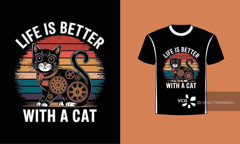 蒸汽朋克猫的生活编年史，完美的运动状态图片素材