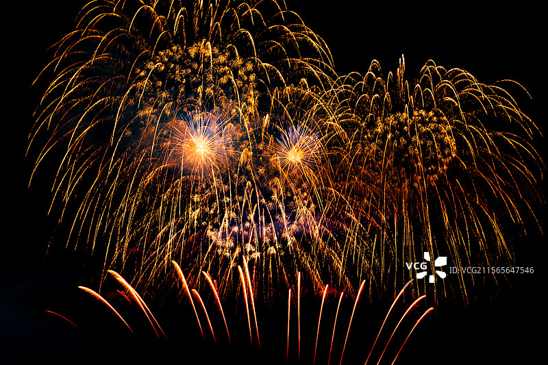 喜庆节日新年春节烟花图片素材