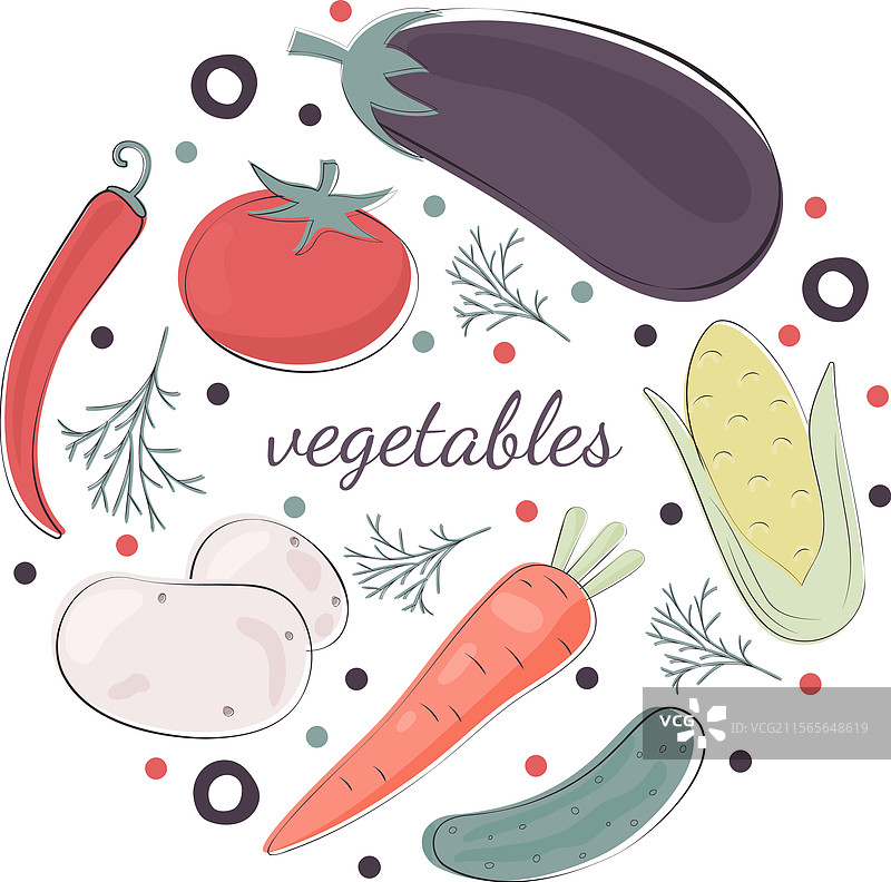 蔬菜组合图片素材