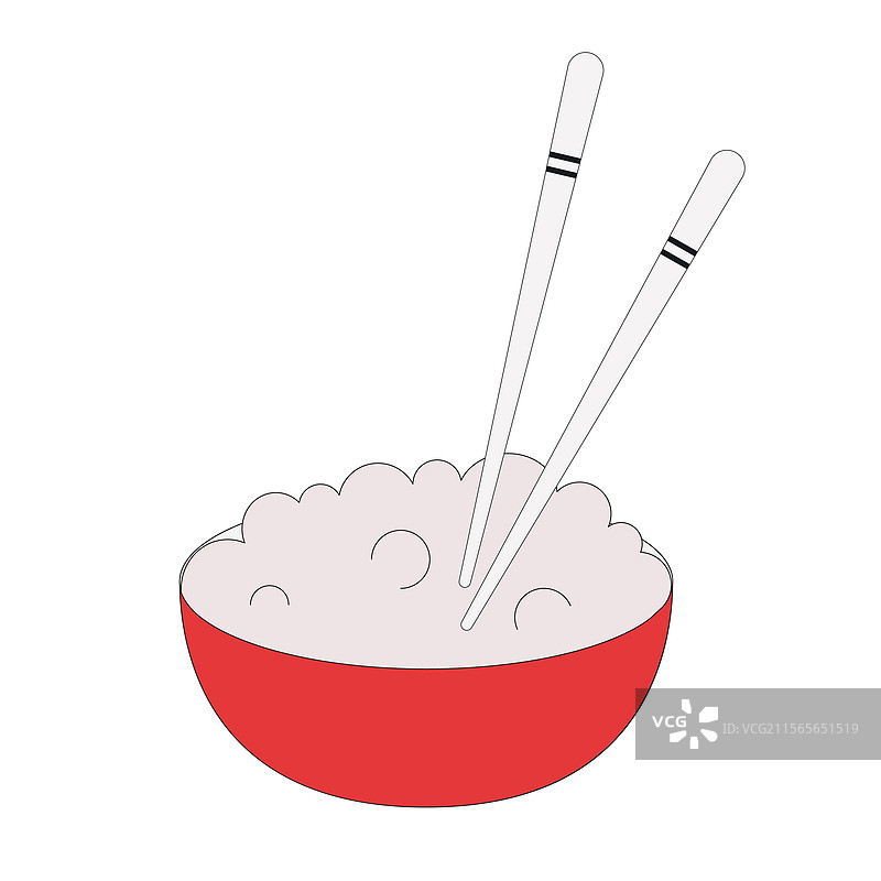 碗里装着米饭图片素材