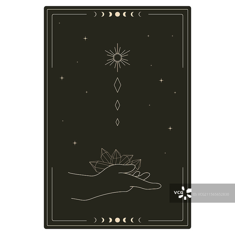 塔罗牌设计图片素材