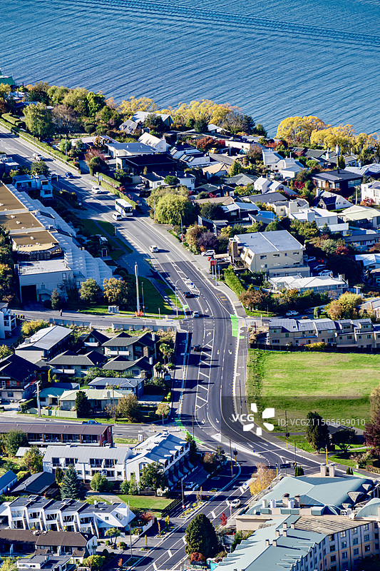 皇后镇主路图片素材