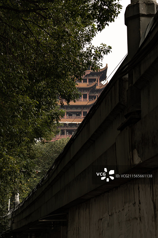 小众视角黄鹤楼图片素材