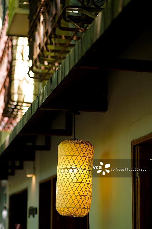 中式传统花窗文化文艺风灯笼装饰清新茶杯装饰图片素材