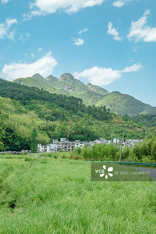 歙县乡村风光图片素材