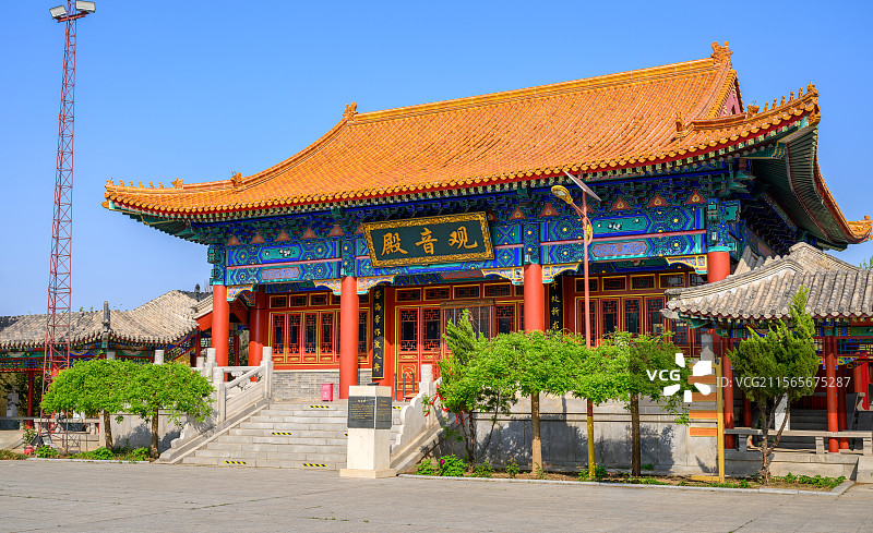 天津玉佛禅寺(千尊玉佛寺)观音殿图片素材