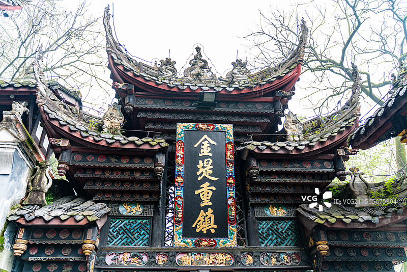 都姜堰二王庙松茂古道景观和风景图片素材