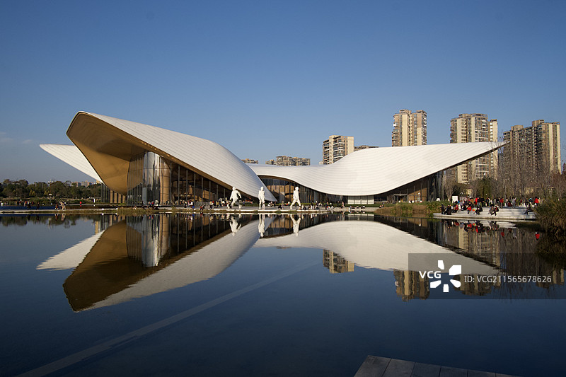 天府艺术公园图片素材