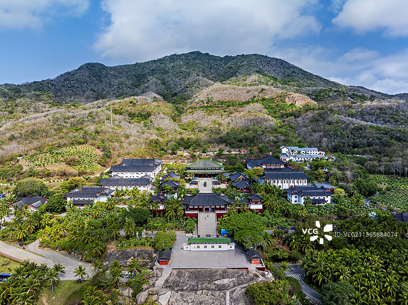 海南三亚市南山寺图片素材