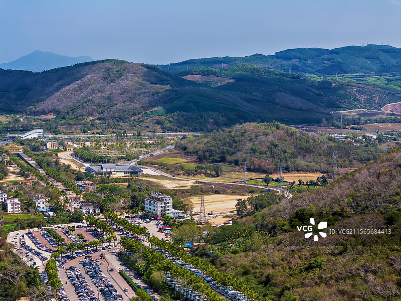 海南三亚市南山寺图片素材