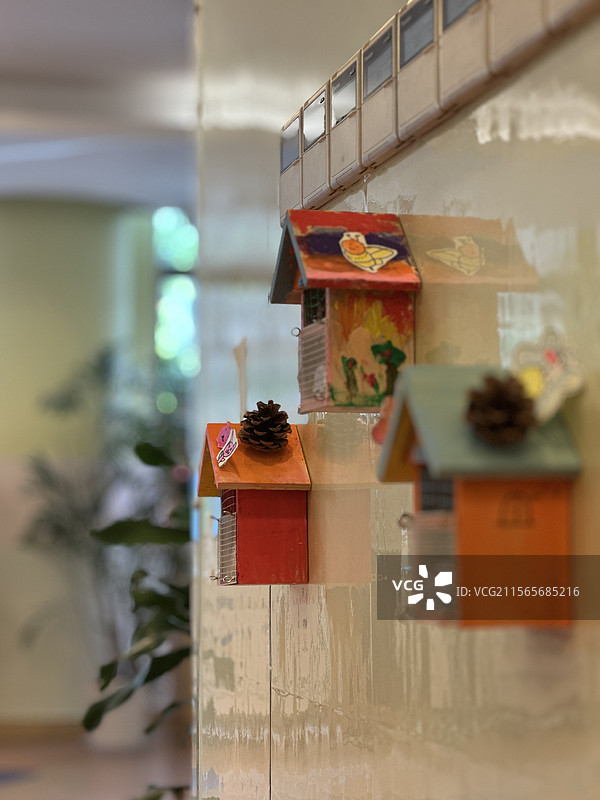 杭州图书馆少儿分馆墙面装饰图片素材