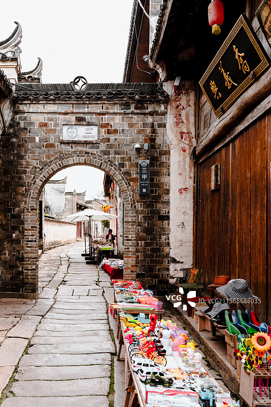 孔城老街景观图片素材